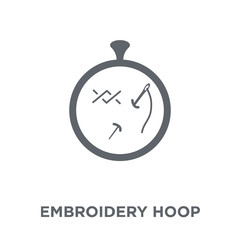 Embroidery hoop icon from Sew collection.