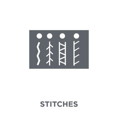 Fototapeta premium Stitches icon from Sew collection.
