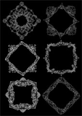 set of vintage frames