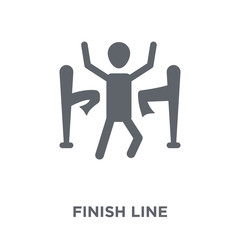 Finish line icon from Success collection.
