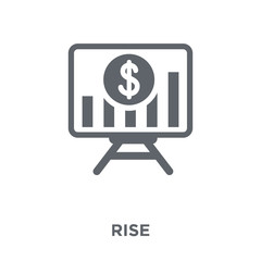 Rise icon from  collection.