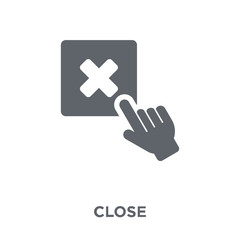 Obraz premium Close icon from Webnavigation collection.