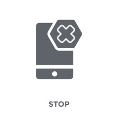 Stop icon from  collection.