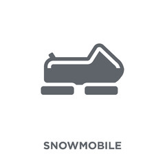 Snowmobile icon from  collection.