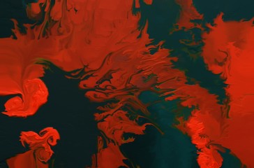 Abstract oil painting background. Colorful digital illustration.