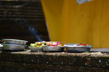 Balinese Hindu Daily Offering