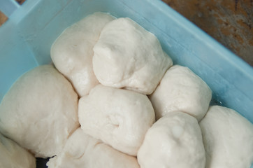 Fototapeta na wymiar Flour Roti in blue package