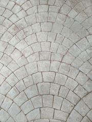 Decorative pavement form as texture/background