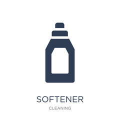 Softener icon. Trendy flat vector Softener icon on white background from Cleaning collection