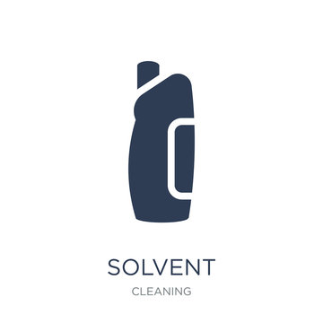 Solvent Icon. Trendy Flat Vector Solvent Icon On White Background From Cleaning Collection