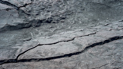 Dry cracked earth. The concept of global warming.