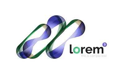 Logo, abstract geometric icon