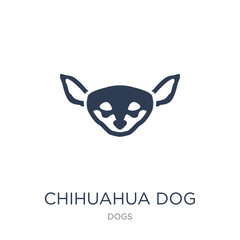Chihuahua dog icon. Trendy flat vector Chihuahua dog icon on white background from dogs collection