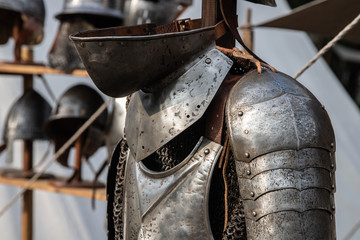 Medieval knight armor
