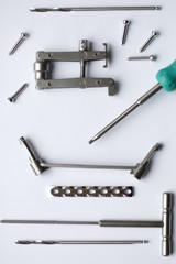 Surgical instruments in traumatology for osteosintesis in case of bone fracture