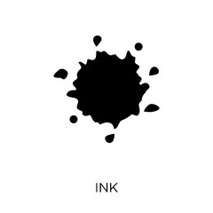 Ink icon. Ink symbol design from Museum collection.