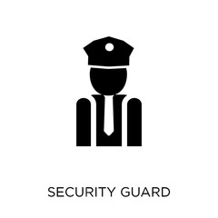 Security guard icon. Security guard symbol design from Museum collection.