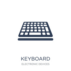 Keyboard icon. Trendy flat vector Keyboard icon on white backgro