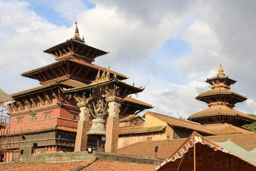 The impressive architecture of Patan Durbar Square