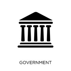 Government icon. Government symbol design from United states of america collection.
