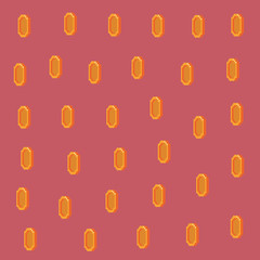 Videogame pixelated coin background