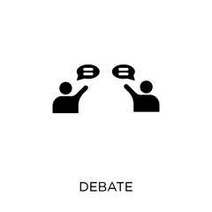 Debate icon. Debate symbol design from Political collection.