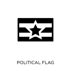 political Flag icon. political Flag symbol design from Political collection.