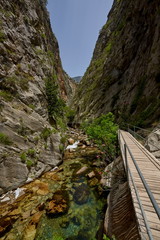 Fototapeta na wymiar The Sapadere canyon in the Taurus mountains, Alanya, Turkey