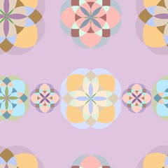 Abstract vector seamless geometric pattern  for fabric, textile, wrapping paper, wallpaper, web design, background. 
