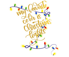 Merry Christmas neon lettering. Xmas greeting sign. Merry Christmas golden neon light isolated on black background. Xmas calligraphic text. Postcard, banner design element. Vector illustration