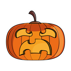 Halloween scary cartoon