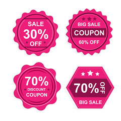 Black Friday sale posters vector. Black friday sale banner, special offer shopping illustration