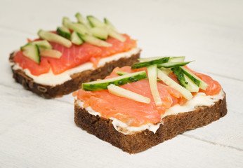 Open sandwiches