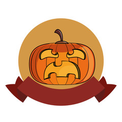 Halloween scary cartoon