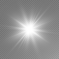 Light flare special effect. Illustration.