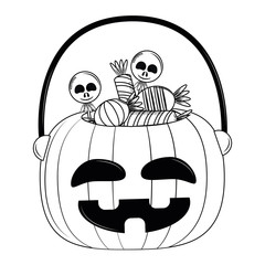 Halloween scary cartoon