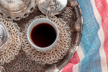 Traditional turkish coffee