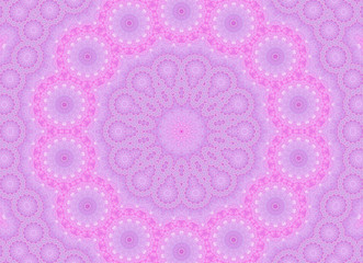 Abstract mandala. Hypnotic psychedelic background. Seamless pattern.
