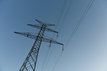 electricité environnement energie ciel nuit soir