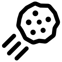 Asteroid Vector Icon