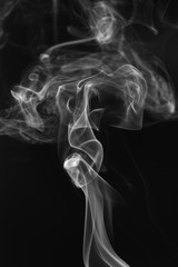 Movement of white smoke