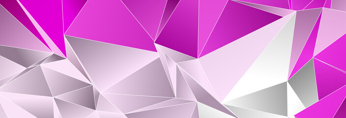 Obraz premium Abstract Low-Poly triangular modern background