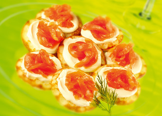 SALMON BLINIS