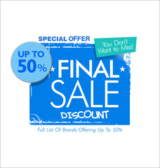 grunge sale background retro design