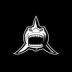 Shark head mascot
