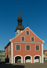 Fototapeta premium View to the Bauska town hall.