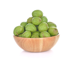 Chebulic Myrobalans  isolated on white background