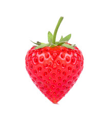 Strawberry on white background