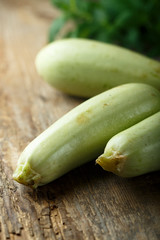 Fresh zucchini