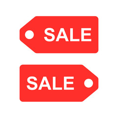 sale tag icon isolated vector